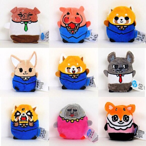 Aggretsuko Cutie Beans Series 1 Blind Bag with Clip Case - Picture 1 of 14